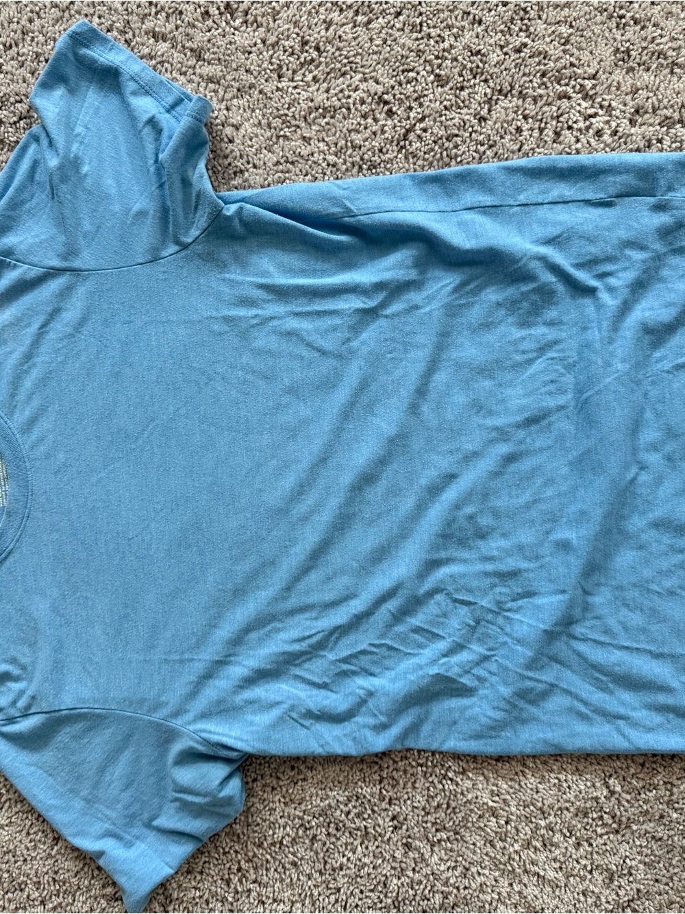 Hurley Nike Dri-FIT T Shirt Mens Medium Blue Short Sleeve Athletic Surf Tee
